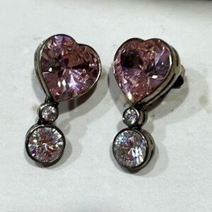 Beautiful Vintage Sterling and Gemstone Earrings